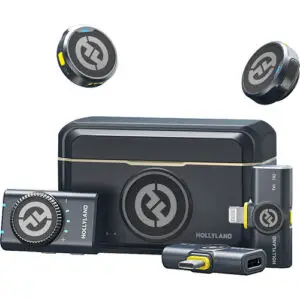 Hollyland LARK M2 DUO 2-Person Wireless Combo Microphone System 2.4 GHz